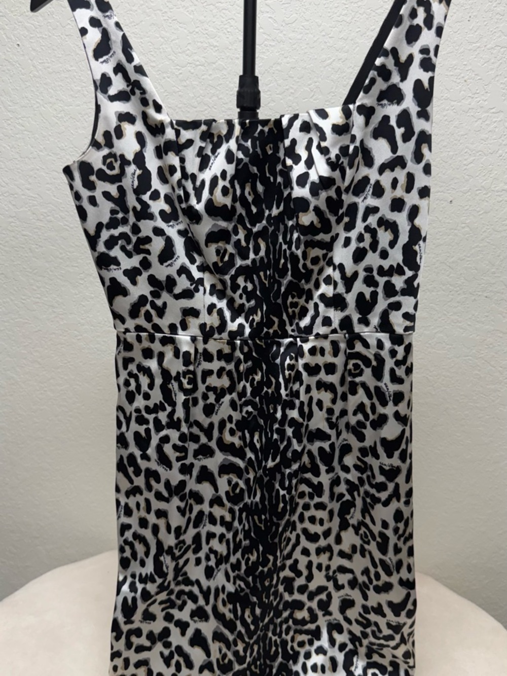 White House Black Market Black Satin Top